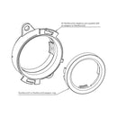 HELIX CFMK25 PSA.1 - Peugeot & Citroen Tweeter Adapter Rings