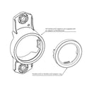 HELIX CFMK25 VOL.1 - 0.75”/20mm Volvo Tweeter Adapter Rings