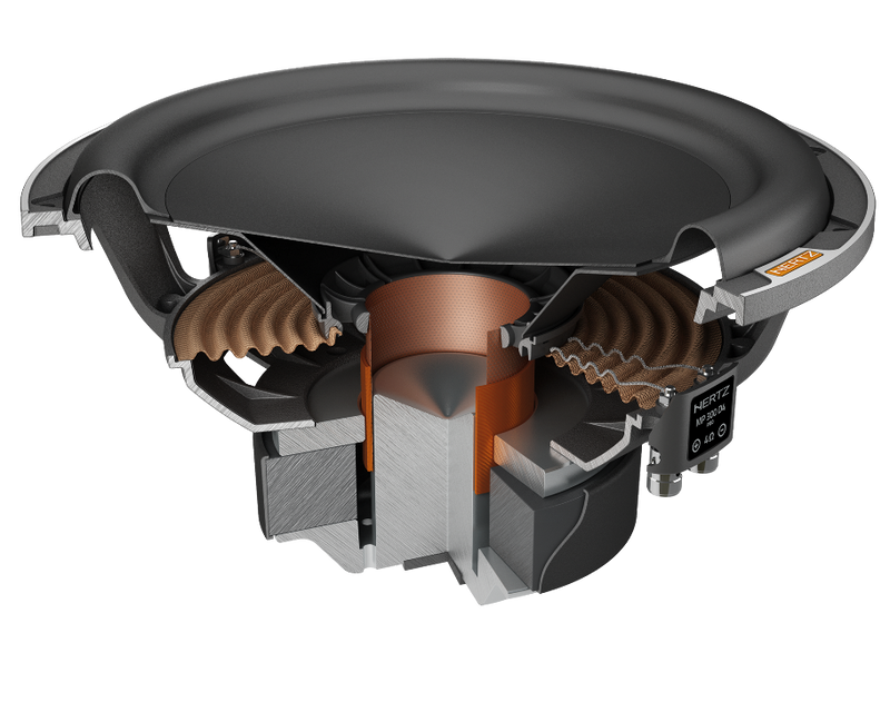 Hertz Mille Pro MP 300 D4.3 - 12" Dual 4ohm Subwoofer