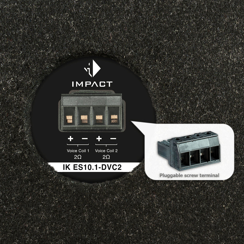HELIX IK ES10.1-DVC2 - DOWN FIRING 10" SUBWOOFER