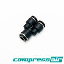 Compress Air Union Y - 1/4" PTC X 1/4" PTC X 1/4" PTC