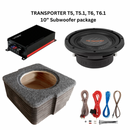 VW TRANSPORTER T5, T5.1, T6, T6.1 10” SUBWOOFER PACKAGE