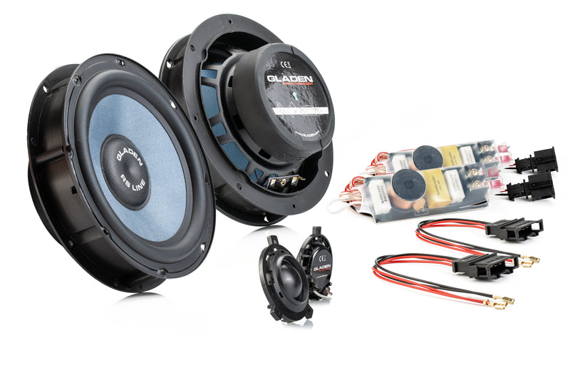 Gladen ONE 165 Golf 7-RS - Plug & Play Component Set