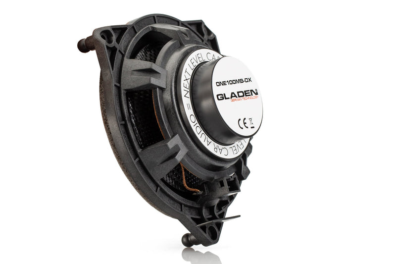 Gladen ONE 100 MB-DX - 4" Coaxial Speaker for Mercedes Front and Rear Door (Pair)