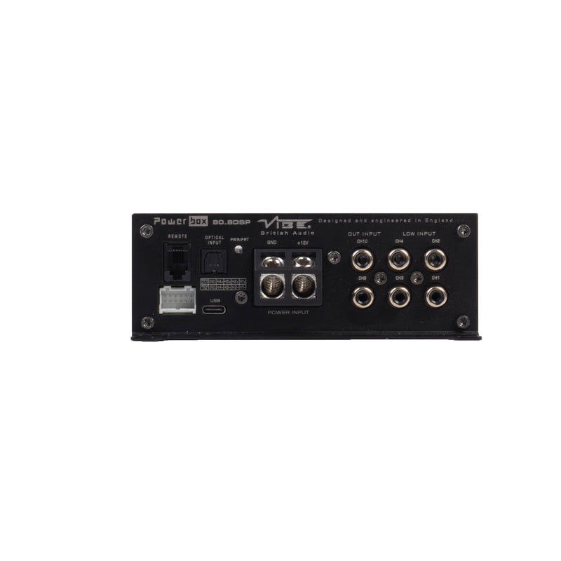 VIBE POWERBOX80.8-10DSP-V3 - 8 Channel Amplifier With 10 Channel DSP