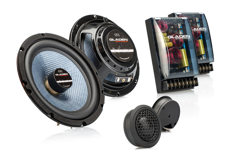 Gladen SQX 165 Slim  - 6.5" 2 Way Shallow Component Set