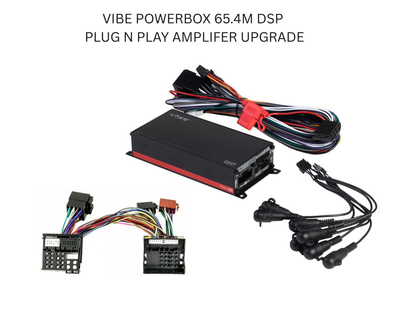 VW MK3 CADDY PLUG N PLAY VIBE 4 CHANNEL DSP AMPLIFIER UPGRADE