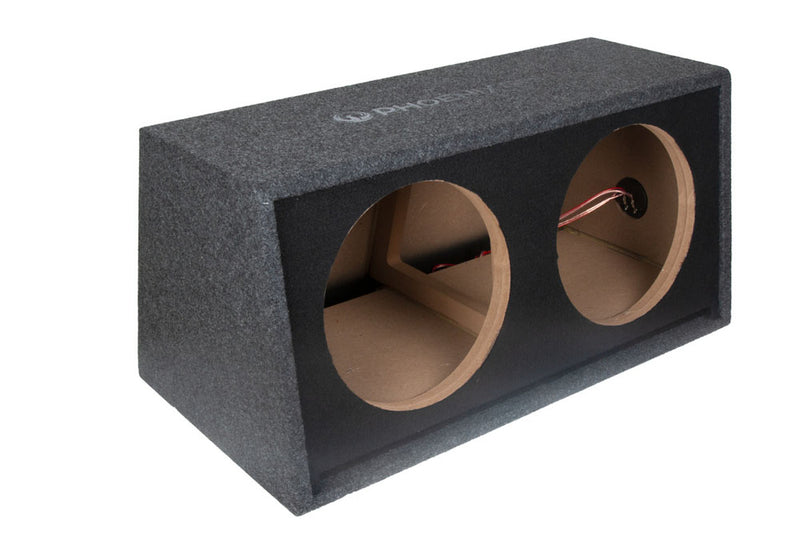 Phoenix Gold ZB212P  –  Twin 12" Empty Ported Subwoofer Enclosure