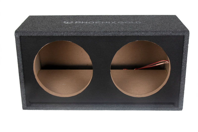 Phoenix Gold ZB212P  –  Twin 12" Empty Ported Subwoofer Enclosure