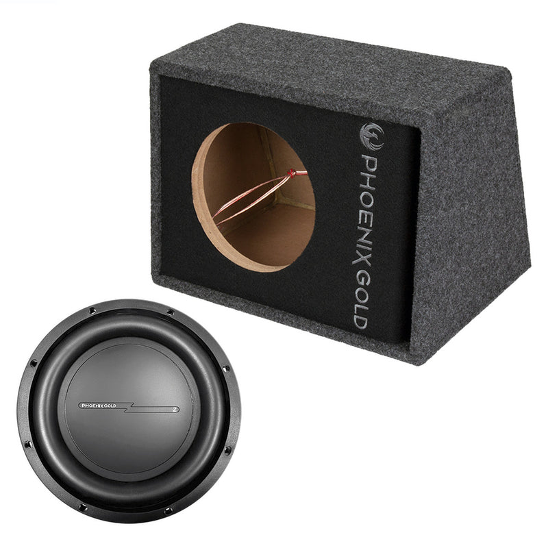 Phoenix Gold ZBZ18P  –  8" Ported Subwoofer Enclosure & Subwoofer