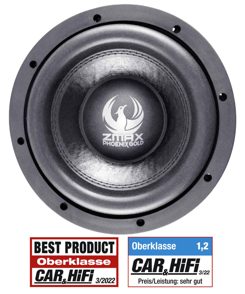 PHOENIX GOLD  8" ZMAX SUBWOOFER AND ENCLOSURE