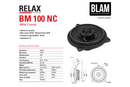 BLAM BL-BM100NC - BMW and Mini Dedicated 2-Way 4" Coaxial Speakers (PAIR)