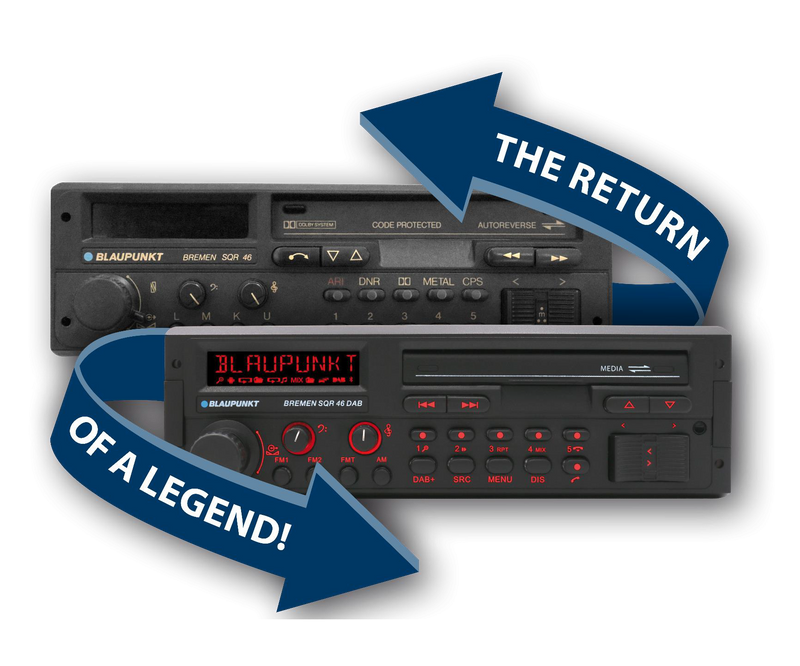 Blaupunkt Bremen SQR 46 DAB - Retro Classic Bluetooth DAB+ USB Stereo