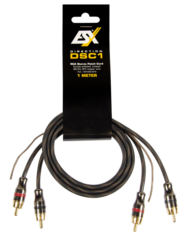 ESX DSC1 - 1m RCA Patch Cord