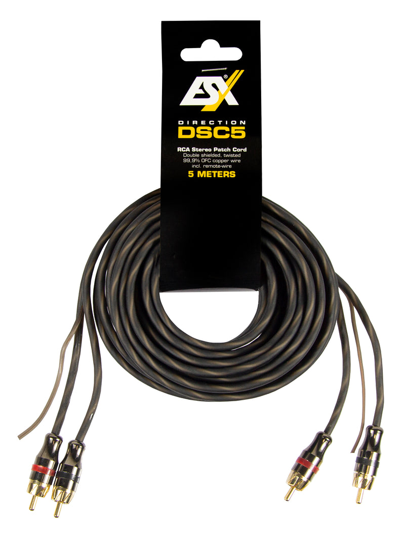 ESX DSC5 - 5m RCA Patch Cord