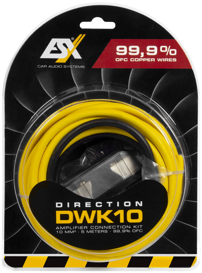 ESX DWK10 - 10mm2 Amplifier Installation Kit