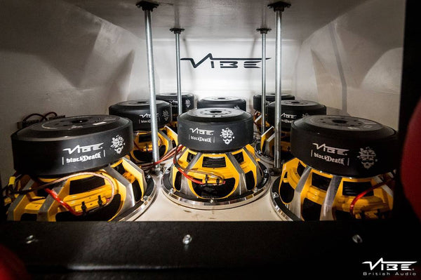 Vibe multi-subwoofer wall