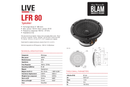 BLAM LIVE LFR80 - 3" Full Range Speakers