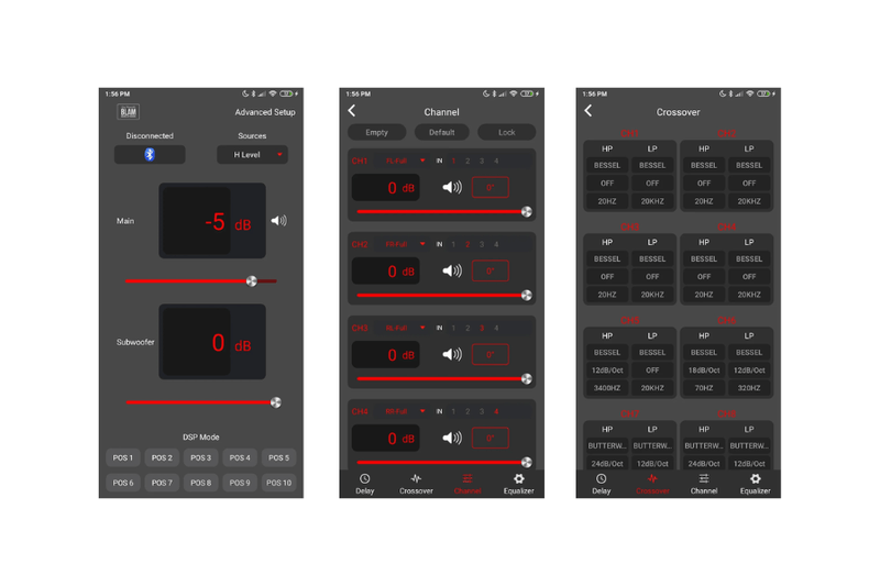 BLAM LIVE LSP68  - DSP Amplifier With 6 Inputs/8 Outputs