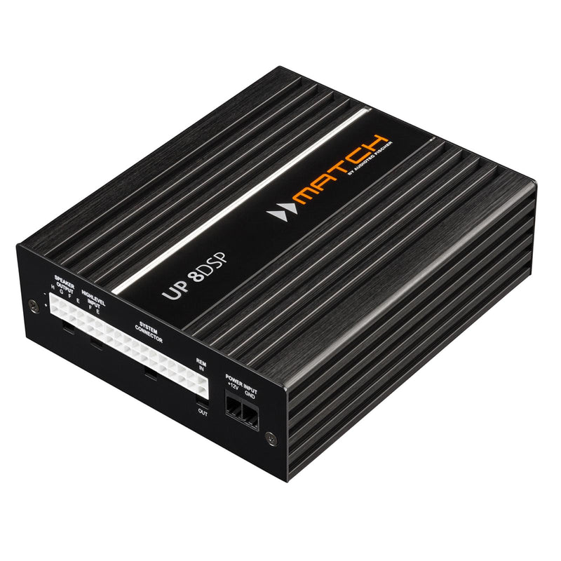 MATCH UP 8DSP - 8 Channel Amplifier With 9 Channel DSP With MEC IN