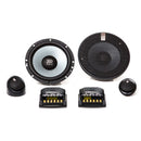 Morel MOR MAX ULT 602 6.5-inch component speaker set with midrange and tweeter drivers for high-quality car audio.