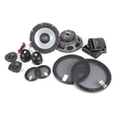 Morel MOR MAX ULT 603 6.5-inch 3-way component speaker set with tweeters, mid-range, and crossovers for car audio.