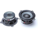 Morel MOR TEMP ULT 502 5.25-inch component speakers with black and silver design, showing the driver and tweeter assembly.