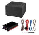 HELIX K 8E.2 - 8" Subwoofer Package with amp and wiring kit
