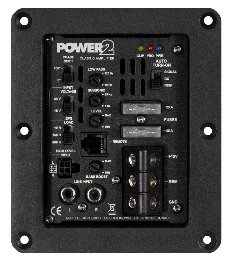 ESX POWER2 - Class D Active Module For Subwoofer Enclosures