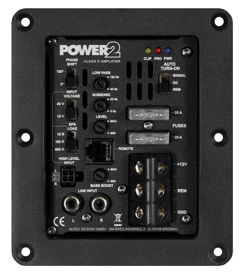 ESX POWER2 - Class D Active Module For Subwoofer Enclosures