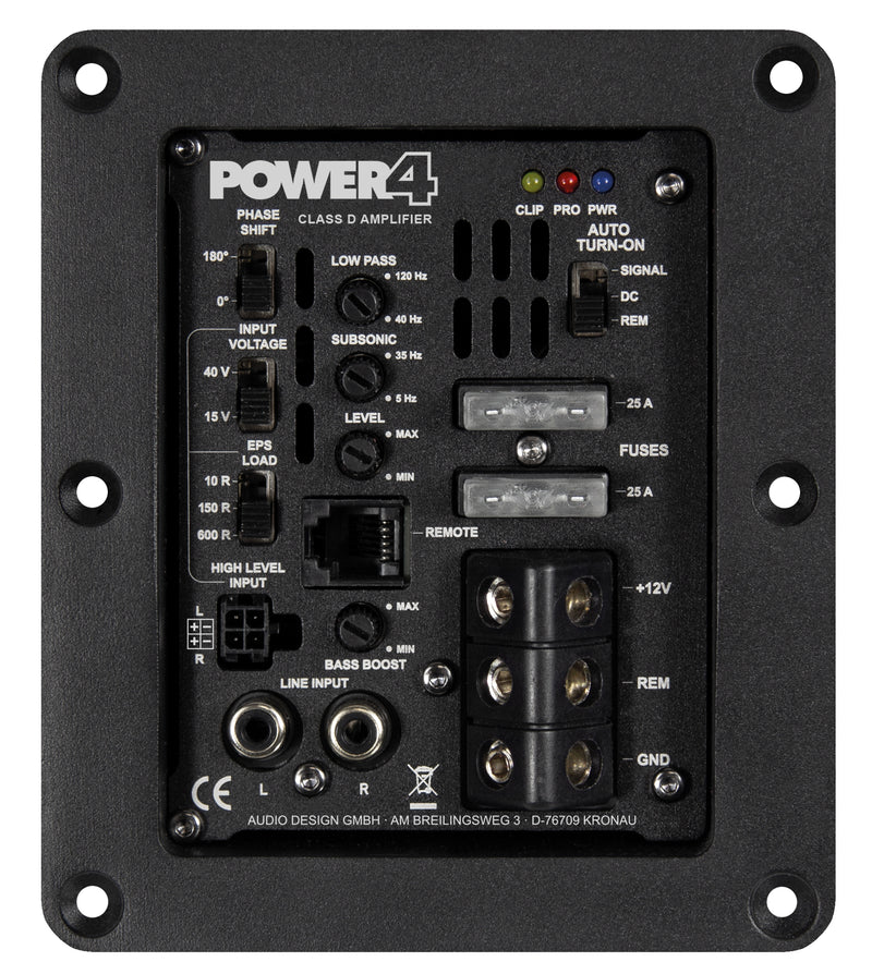 ESX POWER4 - Class D Active Module For Subwoofer Enclosures