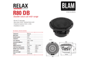 BLAM RELAX R80DB - 3" Midrange Speaker