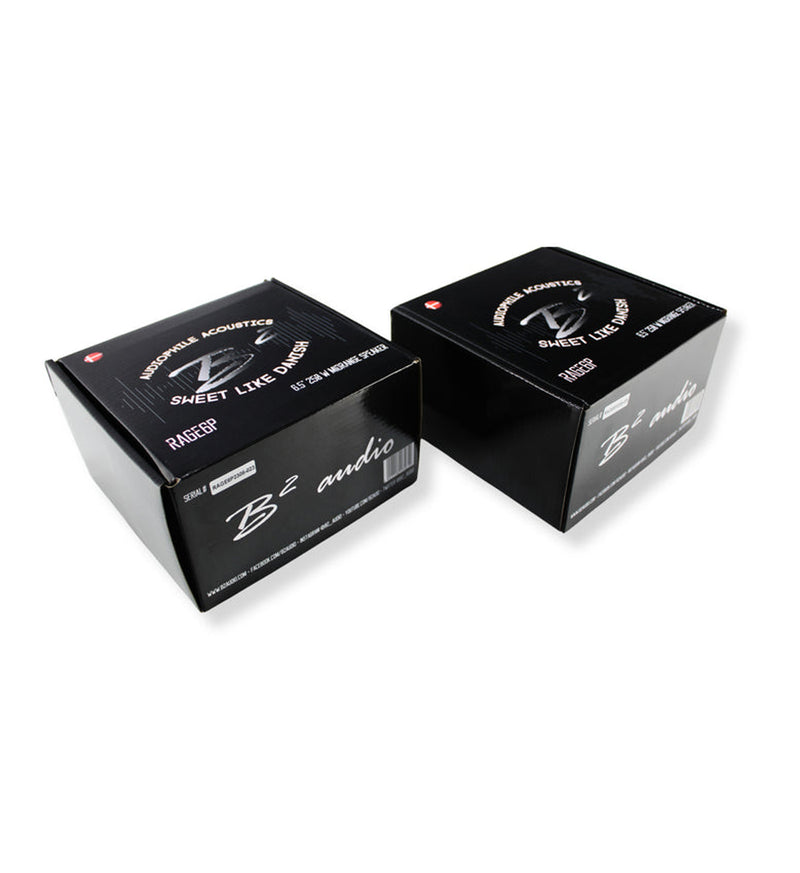 B2 RAGE6.5P - 6.5" Pro Audio Midrange Drivers (Pair)