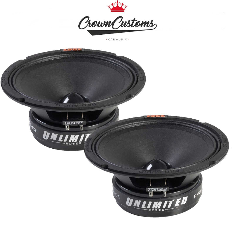 EDGE EDUPRO8-E3 - 8" PA Midrange Speakers (Pair)