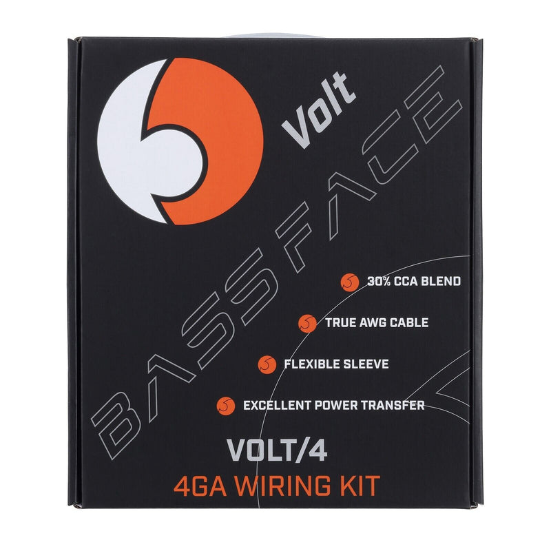 Bassface VOLT/4  - 4AWG Amplifier Wiring Kit