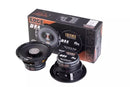 EDGE AUDIO EDBXPRO6X-E4 6-inch coaxial speaker with durable black cone and mounting hardware, designed for high-quality sound.