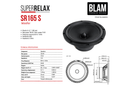 BLAM Super Relax SR165S - 6.5" 3ohm 2 Way Component Speakers