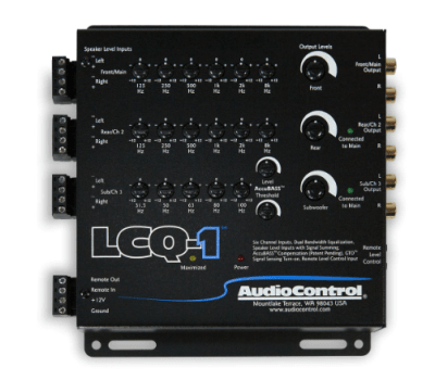 AudioControl LCQ1 - 6 Channel Line Output Converter with Equalisation and AccuBASS