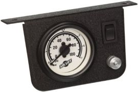 Air Lift 26156 - Single Needle Pressure Gauge w/2" Lighted Panel - 100PSI