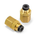 Air Lift Bulkhead Female Straight – 1/4" FNPT x 1/4" PTC–DOT–SMC (Sold Individually)