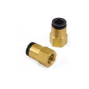 Air Lift 21810 - Straight Female – 1/4" FNPT x 1/4" PTC–DOT–SMC (Sold Individually)