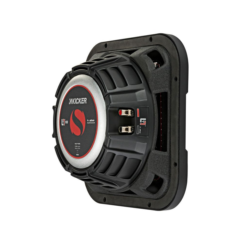 KICKER L7T - 10" THIN PROFILE SQUARE SUBWOOFER