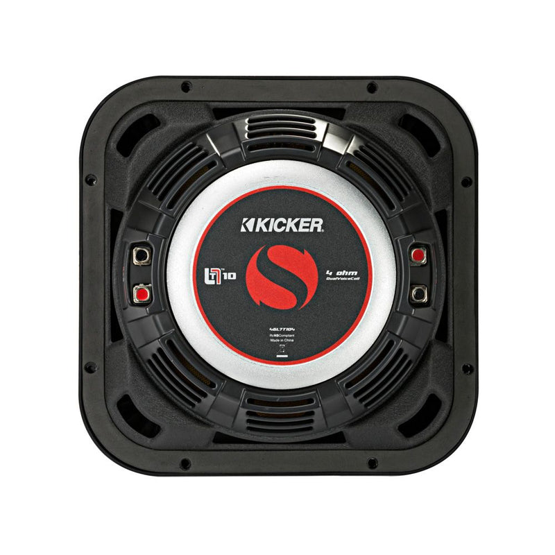 KICKER L7T - 10" THIN PROFILE SQUARE SUBWOOFER