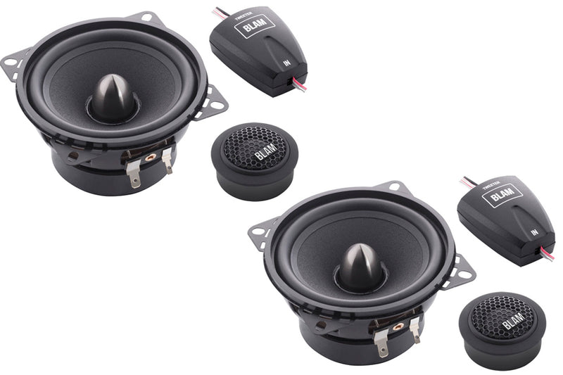 BLAM BL-100RS - 4" Hi-efficiency 2-Way Component speakers (PAIR)