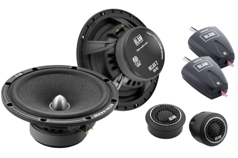 BLAM BL-165RS - 6.5" Hi-efficiency 2-Way Component speakers (PAIR)