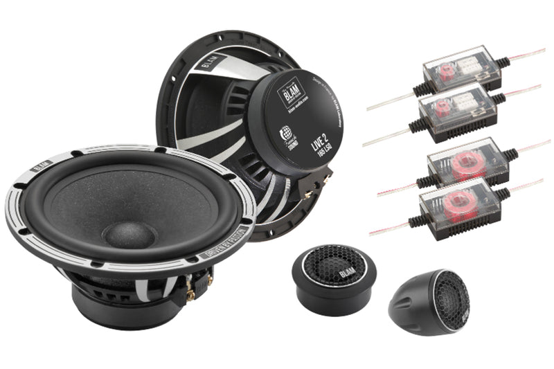 BLAM BL-L165-LSQ - LIVE ORIGINAL LSQ 6.5" 2-Way Component Speaker System