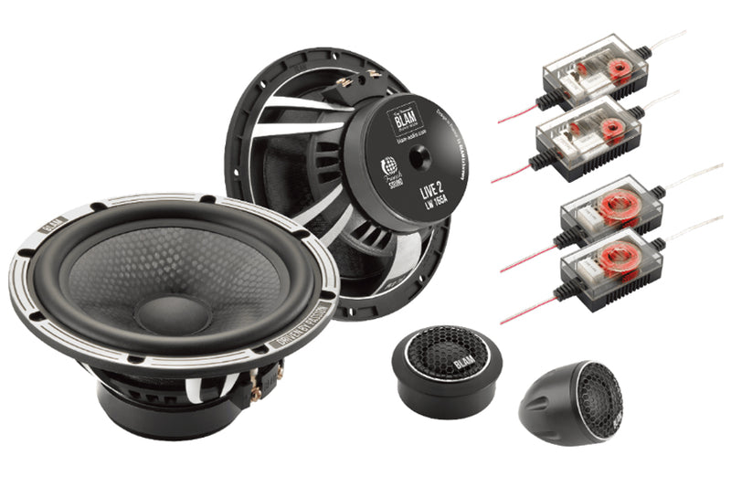 BLAM BL-L165-A - LIVE ACOUSTIC 6.5" 2-Way Component Speaker System
