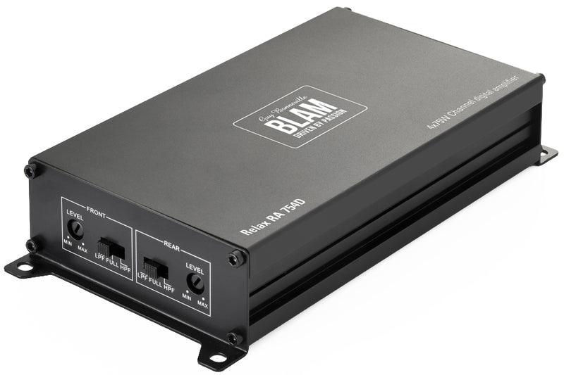 BLAM BL-RA754D - Ultra-compact 4 x 75W RMS 4 Channel Amplifier