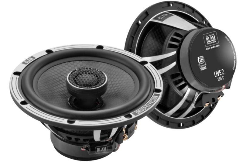 BLAM BL-L165-C - LIVE ACOUSTIC 6.5" Coaxial Speakers (PAIR)