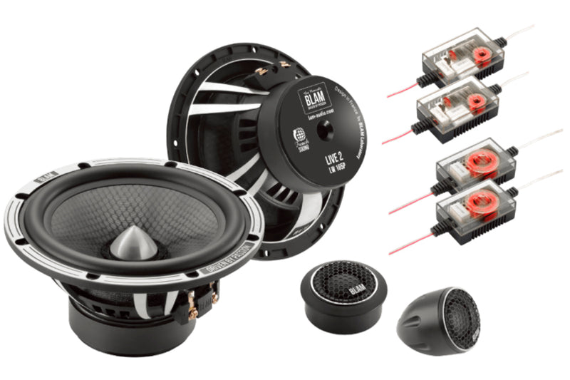 BLAM BL-L165-P - LIVE HIGH POWER 6.5" 2-Way Component Speaker System